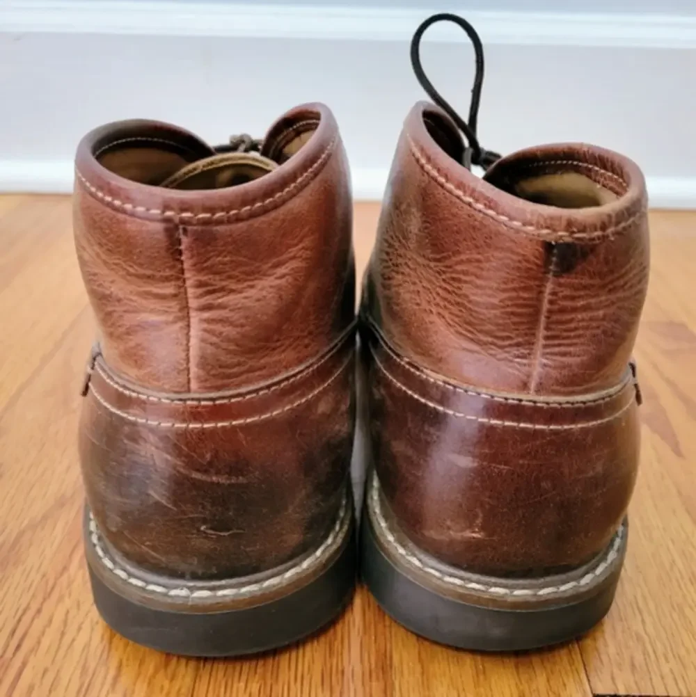 Clarks 1825 Collection Montacute Duke Leather Lace-up Brown Chukka Boot, Size 11